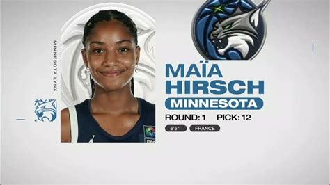 maïa hirsch|Minnesota Lynx Select Diamond Miller and Maïa Hirsch in the。